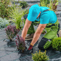 Tessuto anti-erbacce Garvee 6x300FT Tessuto PP resistente ai raggi UV Traspirante Blu Marcato Protezione da giardino Agricoltura