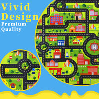 Garvee Tappeto Gioco Bambini Extra Large 140x200 Antiscivolo Morbido Velluto Educativo Colorato Per Camera E Sala Giochi