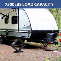 Stabilizzatore per rimorchio per camper Garvee, martinetti a forbice, capacità di carico di 7500 libbre, altezza regolabile, 4-24 pollici, acciaio antiruggine per campeggio in roulotte