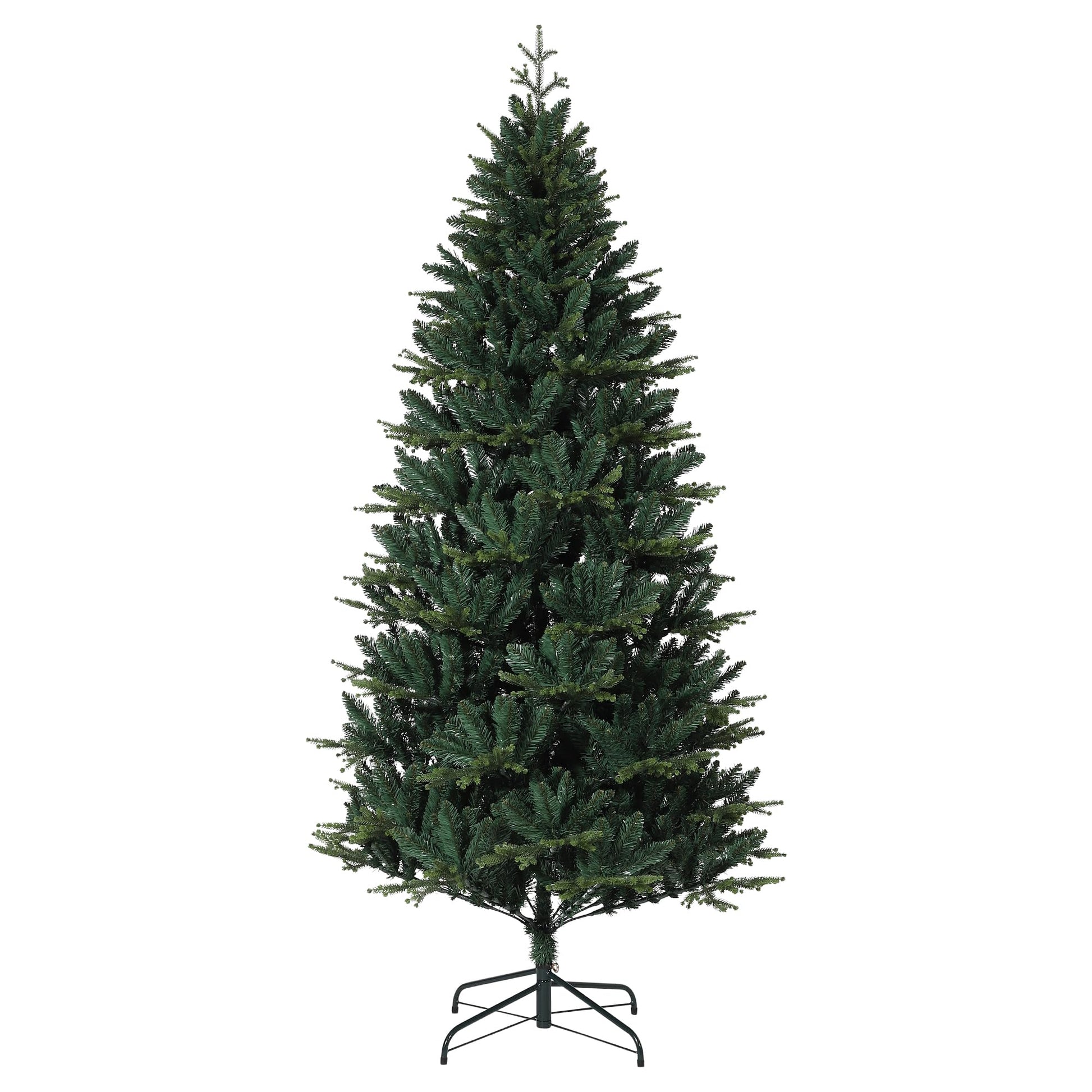 Albero di Natale Artificiale Garvee 210 cm PE/PVC con LED Risparmio Energetico per Grandi Stanze
