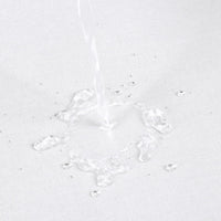 Garvee Flachs Leinen Dicker 240GSM Duschvorhang Mit Haken Für Badezimmer, Weiß, 101x180 cm, Wasserabweisend