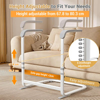 Garvee Standing Aid, altezza regolabile in acciaio da 300 libbre, maniglie marroni per trasferimenti sicuri dal letto e dal divano