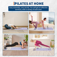 Garvee Pilates Reformer Board portatile multifunzionale pieghevole da 400 libbre in polipropilene compatto per l'allenamento a casa