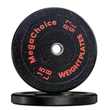 Dischi di peso Garvee da 15 libbre, coppia, piastra paraurti in gomma da 2", nucleo in acciaio ammortizzante, codice colore per bilanciere da 2", allenamento di forza in palestra domestica - Come mostrato