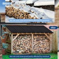 Garvee set da 20 pezzi di lamiere per coperture metalliche in acciaio zincato per carport e capannoni, 42,52 x 16,77 pollici, zincate, impermeabili