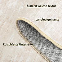 Tappeto moderno Garvee 200x290 cm beige per soggiorno, camera da letto, ufficio, sala da pranzo, antiscivolo, lavabile in lavatrice