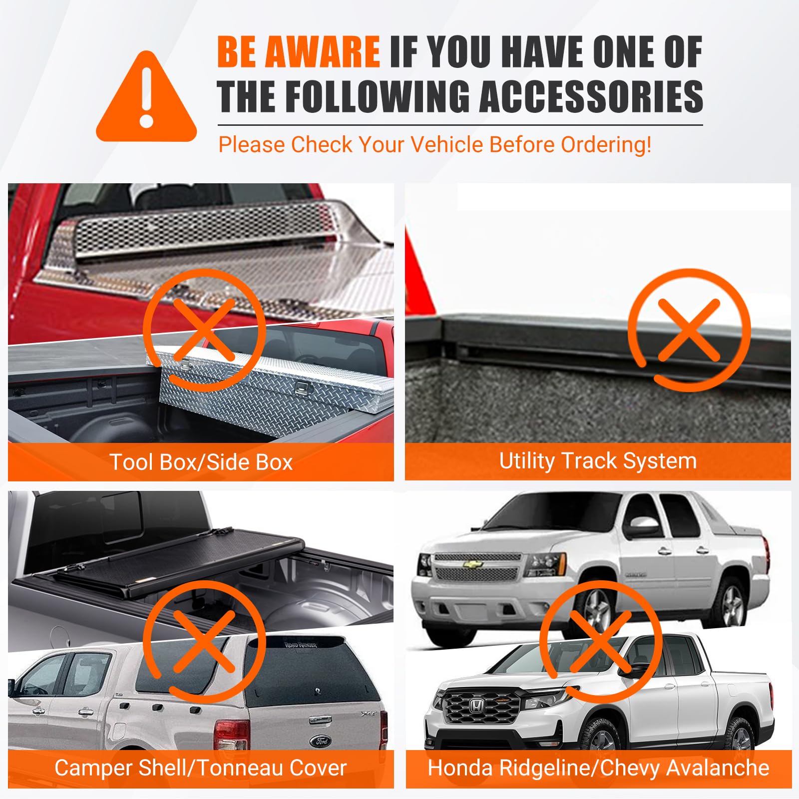 Portapacchi in alluminio per camion con scala Garvee, capacità 800 libbre, regolabile da 17 a 29 pollici, verniciato a polvere nero, per pick-up, kayak, tavola da surf