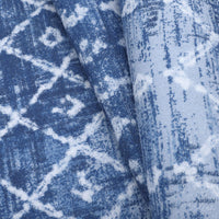 Tappeto Garvee Boho 160 x 230 cm blu lavabile antiscivolo