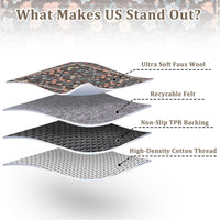 Tappeto Garvee Boho 120x170cm Nero Motivo Floreale Antiscivolo Pelo Corto Sintetico Soggiorno Sala Giochi