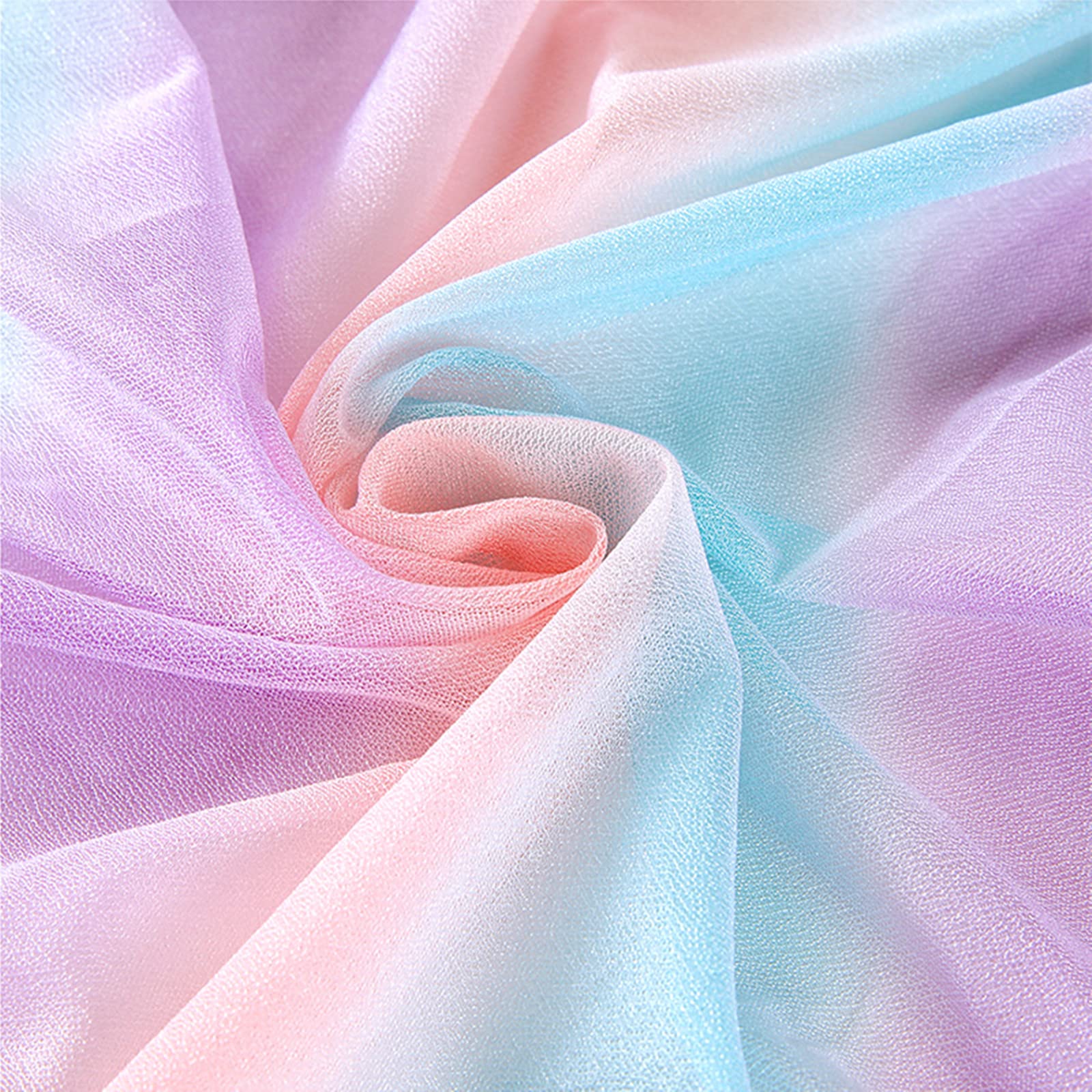 Garvee Wedding Arch Draping Fabric Tulle Contrast Colour Outdoor Backdrop 2FTx18FT Riutilizzabile Spruzzabile con Acqua Versatile