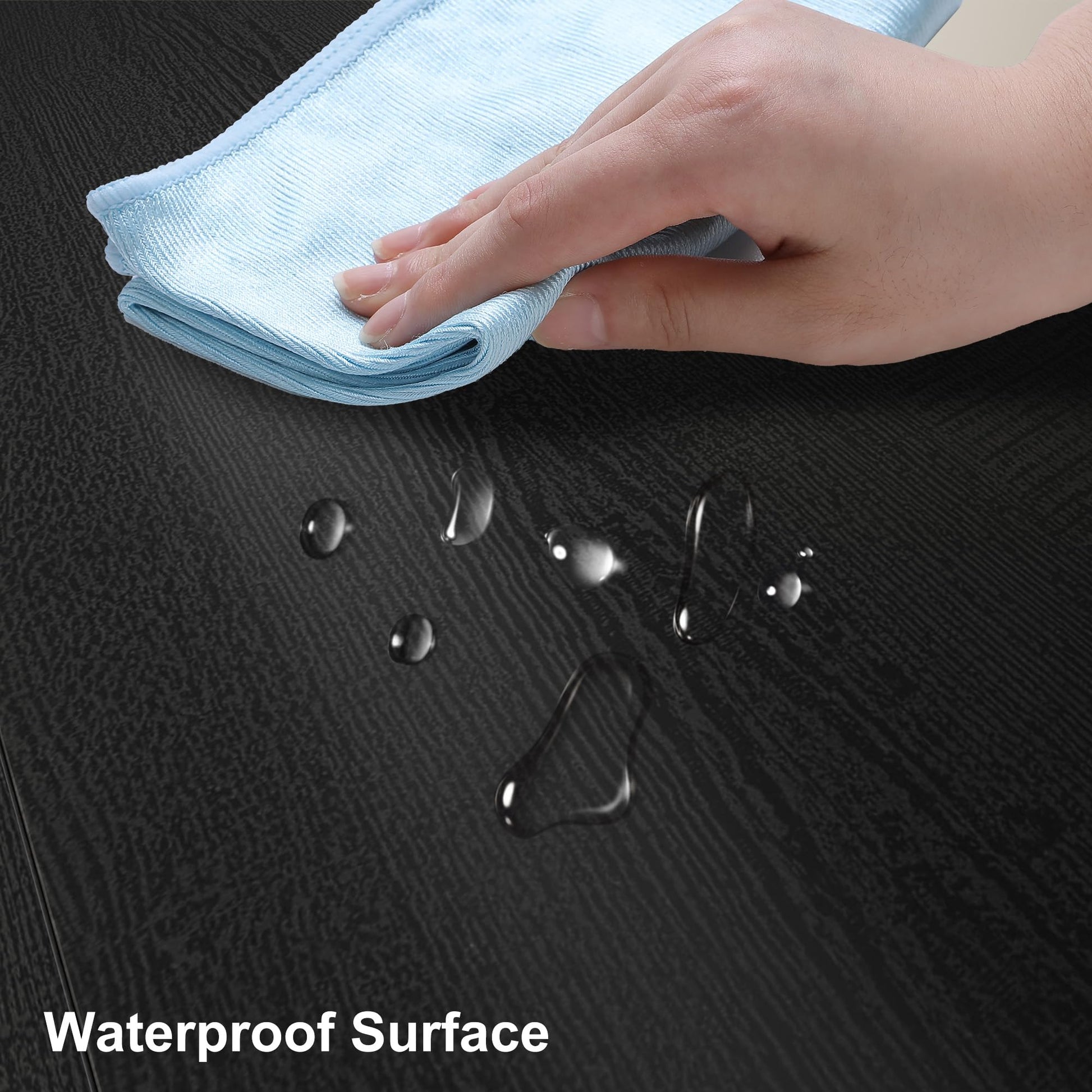 Libreria Garvee da 71" alta, stile fattoria, con ripiani regolabili, 5 ripiani, viola in legno, nera, 31,5" di larghezza per soggiorno ufficio