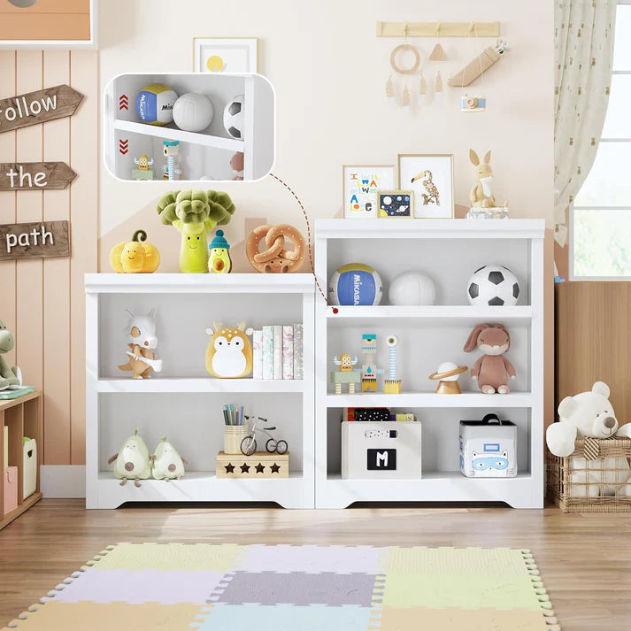 Garvee Scaffale MDF Senza Porte, Design Aperto, Resistente, Versatile per Casa e Ufficio, Finitura Liscia