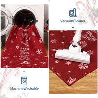 Tappeto natalizio Garvee, zerbino natalizio, zerbino 60x100 cm, per ingresso, camera da letto, studio