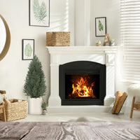 Garvee Set di cipressi artificiali in PE da 1,2 m, resistenti ai raggi UV, decorazione in muschio per uso interno ed esterno, verde