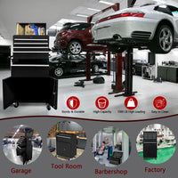 Carrello portautensili Garvee 5 cassetti in metallo con ruote 2 in 1 staccabile per ufficio e garage 21.85"P x 12.4"L x 26.57"A