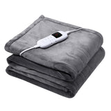 Garvee Coperta Elettrica Doppia Faccia in Flanella 180x130cm 120W Calore Rapido Morbida Flanella 200g Casa Relax