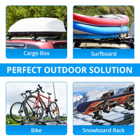 Barre portatutto Garvee universali regolabili da 20 a 54 pollici in acciaio e alluminio resistenti alla corrosione per auto SUV