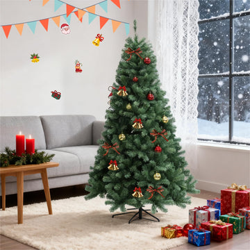 Albero di Natale artificiale Garvee – 214 cm, 300 LED, 1350 rami, aghi in PVC, per Natale