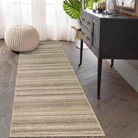 Tappeto Garvee 80x150cm antiscivolo lavabile marrone per corridoio cucina soggiorno camera da letto