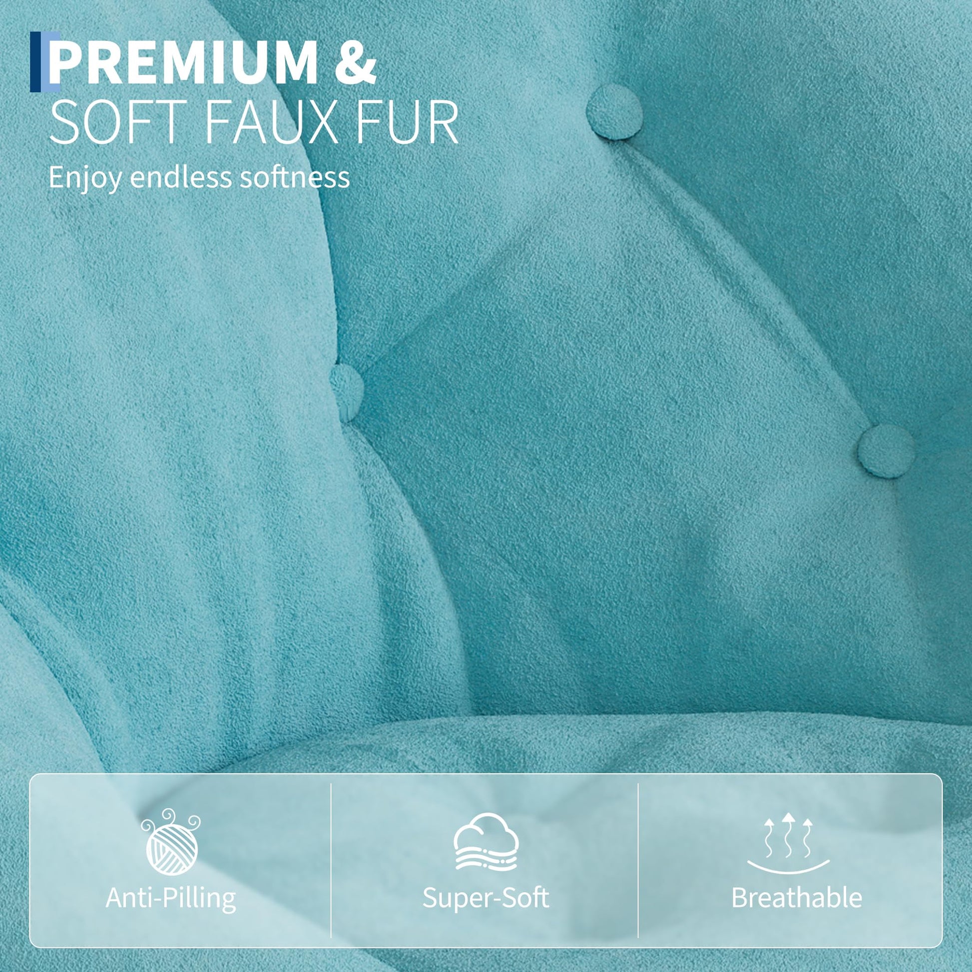 Poltrona Garvee Saucer Chair con struttura dorata, oversize, pieghevole, verde, per camera da letto e soggiorno, comoda, stabile