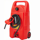 Garvee Tanica Gasolio 15 Galloni Slim Resistente Pompa Manuale HDPE Portatile Ruote Per Giardino E Fattoria