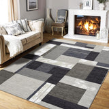 Garvee Tappeto Moderno Lavabile In Lavatrice Stile Boho Chic Motivo Geometrico 160x230 Cm Marrone
