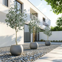 Albero di eucalipto artificiale Garvee da 4/5/6 piedi con tronchi in PE realistici, rami regolabili, materiale in seta ignifugo, vaso in PP stabile per ufficio e casa, verde