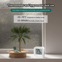 Garvee Termometro digitale per ambienti, igrometro, confezione da 6, monitor LCD per umidità, temperatura, display in plastica per serra, casa e ufficio