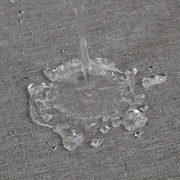 Garvee Tenda da doccia per bagno, impermeabile, in tessuto pesante 240 g/m², con ganci, grigio, 182,9 x 182,9 cm, per hotel di lusso