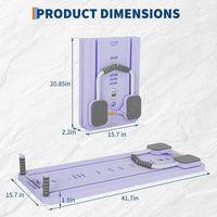 Garvee Pilates Reformer Board portatile multifunzionale pieghevole da 400 libbre in polipropilene compatto per l'allenamento a casa