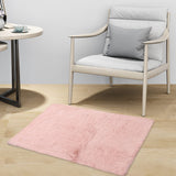 Tappeti piccoli Garvee 2x3 piedi antiscivolo in pelliccia sintetica soffice per camera da letto per bambini multicolore - Rosa