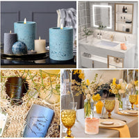 Stampo per candele in silicone Garvee, cilindro 3D con coperchio per candele fai da te, vasi di fiori, portapenne, casa, versatile, durevole, resistente al calore