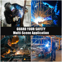 Schermo di saldatura in vinile Garvee 8x6 piedi con telaio, PVC ignifugo, trasparente, per officine, mobile, ruote bloccabili