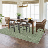 Garvee Tappeto Moderno Morbido Lavabile 100% Poliestere Antiscivolo Verde Scuro 160x230 cm Camera Corridoio - Verde scuro