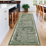 Tappeto lavabile Garvee 80 x 150 cm a pelo corto antiscivolo nero per soggiorno camera da letto cucina corridoio
