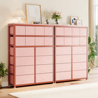 Cassettiera GARVEE con 16 cassetti in tessuto, cassettiera in tessuto per camera da letto, credenza con cassetti in tessuto, cassettiera per cucina, ufficio, corridoio, soggiorno, corridoio, cameretta dei bambini