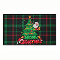 Tappetini da cucina Garvee a forma di albero di Natale e fiocchi di neve, set da 2, decorazione invernale antiscivolo, 40x60+40x120 cm, verde