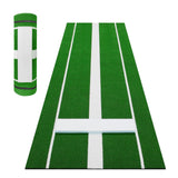 Garvee Tappeto Softball 305x91 cm con Base EVA e Erba Anti-Sbiadimento Verde - Perfetto per Allenamento Indoor e Outdoor - Green
