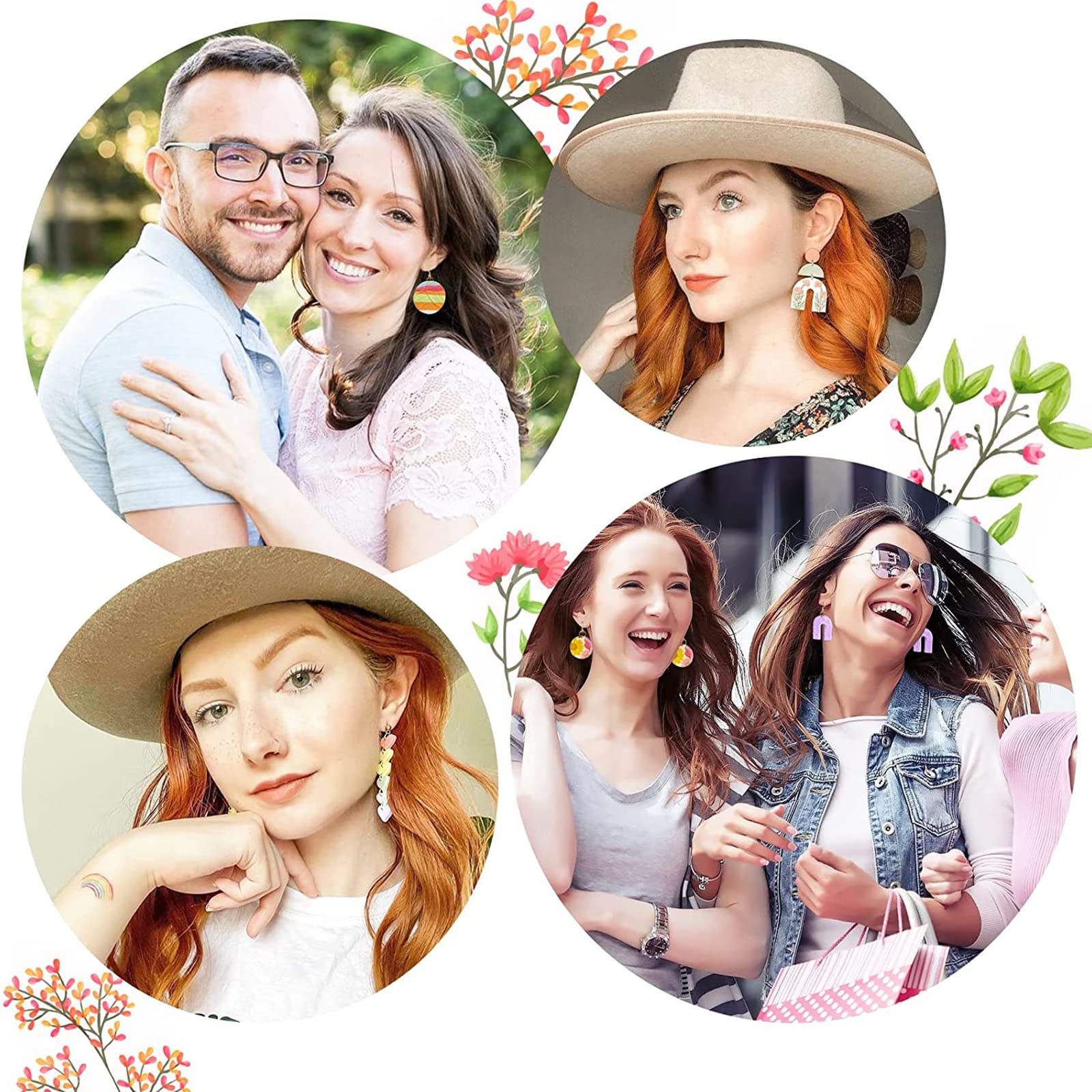 Frese per argilla in polimero Garvee, 24 pezzi, mini utensili per scultura, plastica, blu, per modellare l'argilla, orecchini fai da te