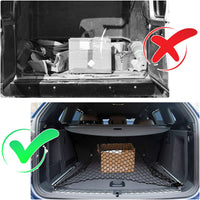 Garvee Hundegitter Auto Kofferraum 130x90cm Elastico Poliestere Universale SUV Van LKW Nero