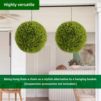Set di bossoli Garvee artificiali, 50 cm, resistenti ai raggi UV, uso manuale, materiale PE, materiale decorativo, interno ed esterno, verde