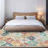 Garvee Tappeto Vintage Lavabile 240x340cm Morbido Antiscivolo Poliestere Resistente Arancione Per Famiglie E Animali