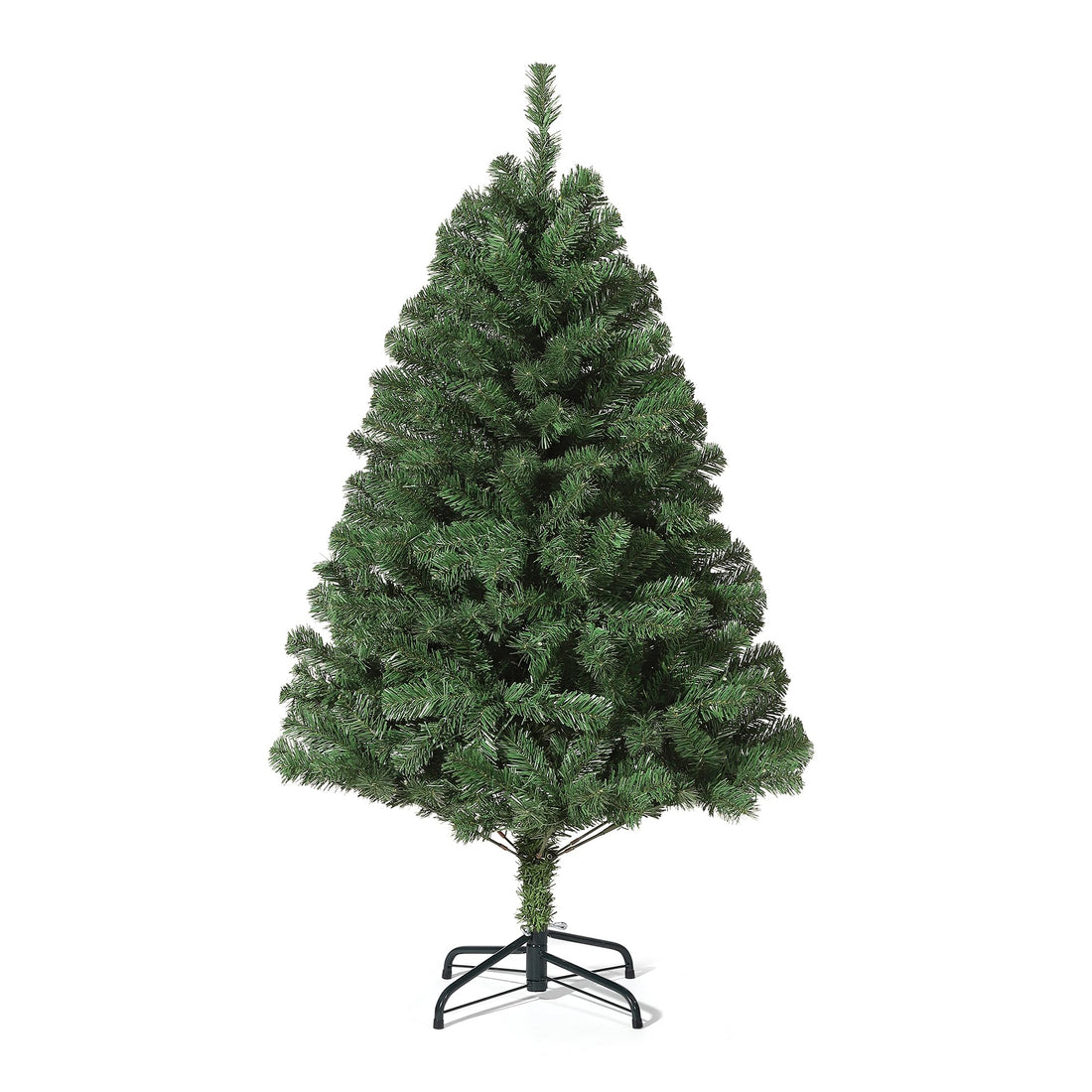 Albero di Natale artificiale Garvee da 140 cm – Abete di prima qualità, cerniere in metallo e base pieghevole, salvaspazio per casa e ufficio