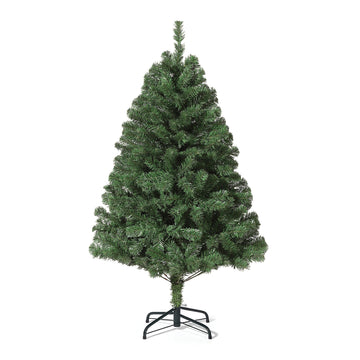 Albero di Natale artificiale Garvee da 140 cm – Abete di prima qualità, cerniere in metallo e base pieghevole, salvaspazio per casa e ufficio