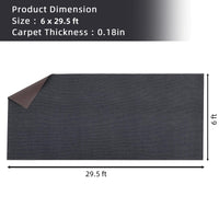Garvee Boat Flooring 1,8x9m Tappetino marino antiscivolo per esterni, tagliabile, grigio, per barche e yacht