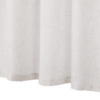 Tenda corta Garvee Vitrage Window Patchwork con bottoni decorativi, semitrasparente, beige, 132x38 cm, per cucina