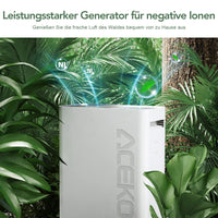 Purificatore d'aria GARVEE AF1 con filtro HEPA H13, purificatore d'aria silenzioso per chi soffre di allergie, CADR fino a 280 m³/h, fino a 55 m³, rimuove il 99,97% di polline, polvere e peli di animali - Modalità sospensione, timer