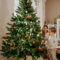 Garvee Star String Lights LED bianco caldo a batteria per camera da letto e giardino 31x33 cm luce soffusa