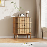 Garvee Cassettiera 3 Cassetti Legno Robusto Design Compatto Per Camera Da Letto E Soggiorno