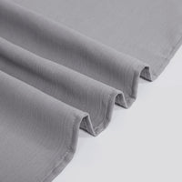 GARVEE Tenda da doccia testurizzata con effetto lino, lavabile, effetto lino per vasca da bagno e vasca da bagno, 180x180 cm, grigio